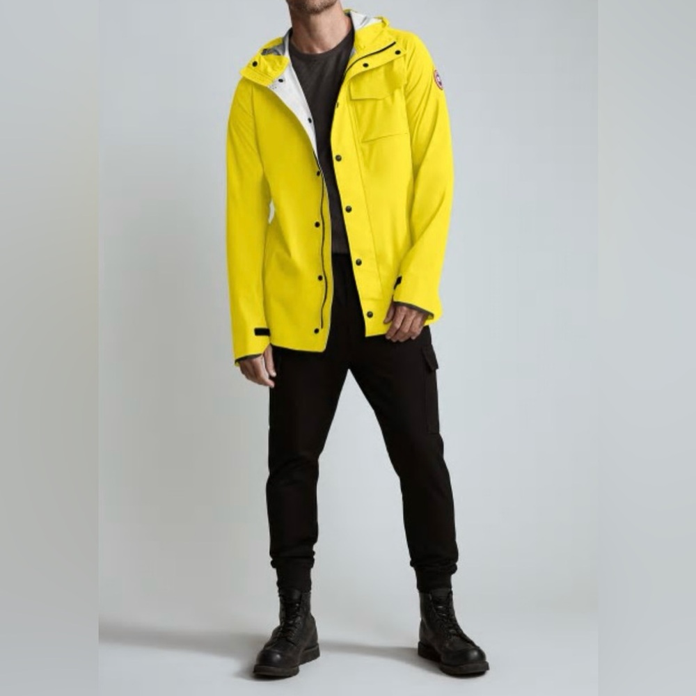 Canada Goose Nanaimo Windproof/Waterproof Jacket In Overboard Yellow - Picture 4 of 15
